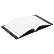 Rillstab black A5 hard cover display folder (10-pages)