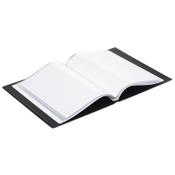 Rillstab black A5 hard cover display folder (30-pages)