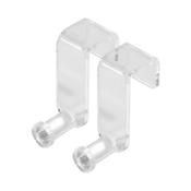 Acrylic flipchart hooks | transparent | Sigel | 2-pack