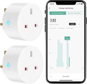 Smart plug with energy monitor (IE/UK) | WOOX | 2-pack