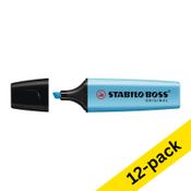Highlighter | fluorescent blue | Stabilo Boss | 12-pack image