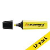 Highlighter | fluorescent yellow | Stabilo Boss | 12-pack image