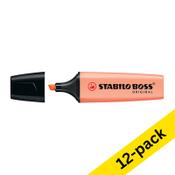 Highlighter | pastel orange | Stabilo Boss | 12-pack image