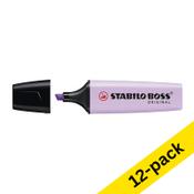 Highlighter | pastel purple | Stabilo Boss | 12-pack image