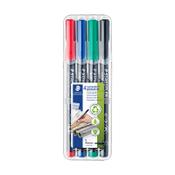 Staedtler Lumocolor 313 assorted permanent markers (4-pack)
