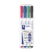 Whiteboard marker 1.0mm round | assorted | Staedtler Lumocolor 301 | 4-pack image