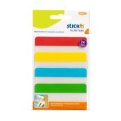 Index tab 38 x 76mm | Stick'n | extra strong assorted colours | 24pcs image
