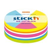 Index tab 61 x 70mm | Stick'n | neon coloured circle | 250pcs image