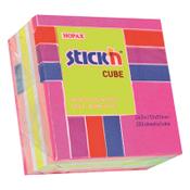 Sticky Note 51 x 51mm | 250 sheets neon pink mix mini cube | Stick'n