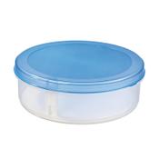 Cake box with lift mechanism Ø35cm | transparent/blue | Sunware Club Cuisine image