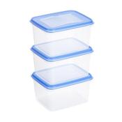 Freezer container set 1.5L | transparent/blue | Sunware Club Cuisine image