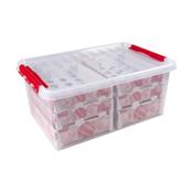 Storage box for Christmas decorations 45L | transparent | Sunware Q-line image