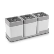 Storage canister set 0.6L | white/grey | Sunware Sigma Home image