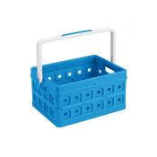 Storage crate with handles 24L | blue | Sunware Folding image