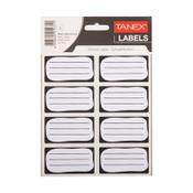 Book labels | black | Tanex | 40 labels image