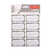 Book labels | grey | Tanex | 40 labels image
