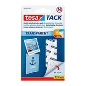 Adhesive pads (72-pack) | transparent | Tesa Tack image