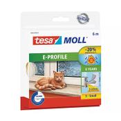 Tesa TesaMoll Classic E-profile White draft strip 9mm x 6m image