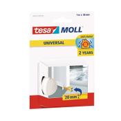 Tesa TesaMoll Universal Foam White profile sill strip 38mm x 1m image
