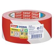 Warning tape 50mm x 66m | Tesa Signal red/white image