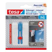 Tesa adhesive nail canvas for sensitive surfaces, 2kg (2-pack)