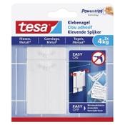 Tesa adhesive nail for tiles and metal, 4kg (2-pack) image