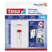 Tesa adjustable adhesive nail for tiles and metal, 4kg (2-pack) image