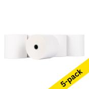 Thermal till roll 80x80x12mm | 123ink | 5-pack image