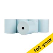 Thermal till roll 80x80x12mm (blue) | 123ink | 100-pack image