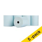 Thermal till roll 80x80x12mm (blue) | 123ink | 5-pack image