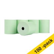 Till roll 80 x 80 x 12mm | green | 123ink | 100-pack image