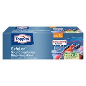 Freezer bags with zip 1L | Toppits | 20-pack image