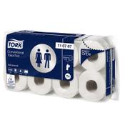 Toilet rolls (2-ply) for Tork T4 dispenser | Tork | 8-pack image
