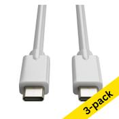 USB-C to USB-C iPhone charging cable (2m, USB 3.2) | 123ink | 3-pack image