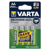 Varta Rechargeable AA Accu battery NiMH 2100 Mah | 4-pack image