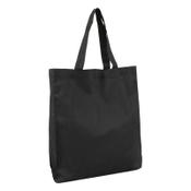 Black cotton carrier bag, 300mm x 340mm (10-pack)