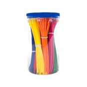 Cable ties (tiewrap) 100 x 2.5mm | assorted colours | 450-pack image