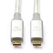 USB-C to USB-C (1m, USB 3.2) iPhone charging cable | Nedis image