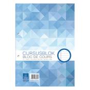 Notepad course block A4 | blue | WORK | 100 sheets