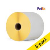 Zebra Z-Perform 1000D FedEx label (800284-605) 102 x 152mm (123ink version) | 5-pack image