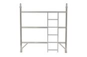 BoSS 3 Rung Aluminium Ladder Frame 1.50M x 1.45M with Ribbed Rungs and Tube to Tube Construction