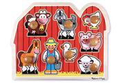 Farm Friends Large Peg Puzzle image