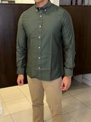 Sloane 1935 Olive Green Cotton Talior Fit shirt