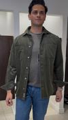 Sloane 1935 Cord Over shirt Olive Green