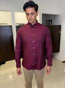 Sloane 1935 Tailored Fit Cotton Shirt burgundy