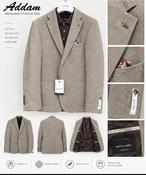 White Lable Tan Flanner Blazer Jacket oatmeal tan image