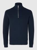 Selected Homme Quarter zip navy