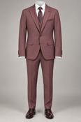 White Label Slim Fit Wine Suit 3 Piece image