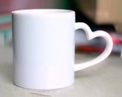 Sublimation Mugs White Heart Handle - 11oz - Case of 36 image