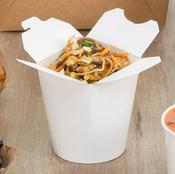 16oz  White Noodle Box 10x50